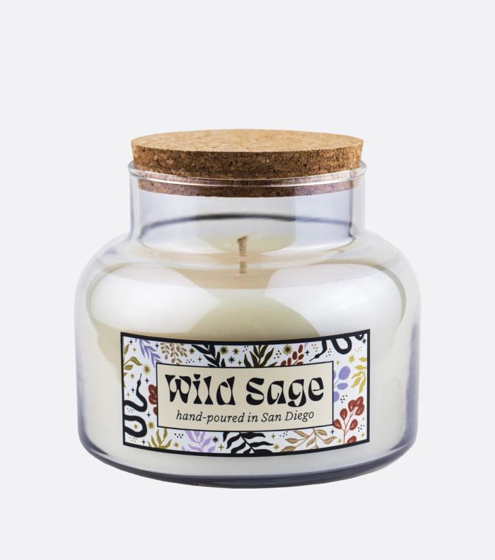 Elum Designs Wild Sage Scented Glass Candle