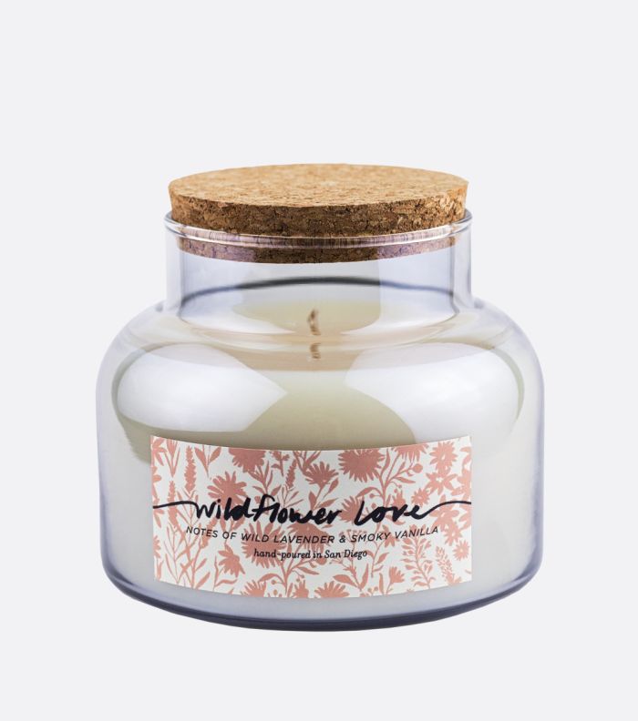 Elum Designs Large Wildflower Scented Glass Candle
