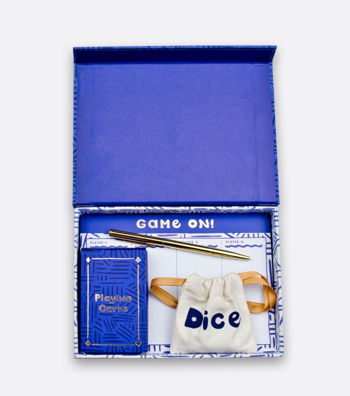 primary fresh card deck and dice gift set