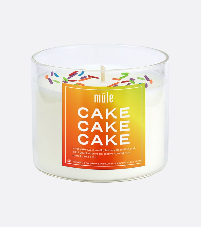 10.5 oz Cake Is Good Glass Candle