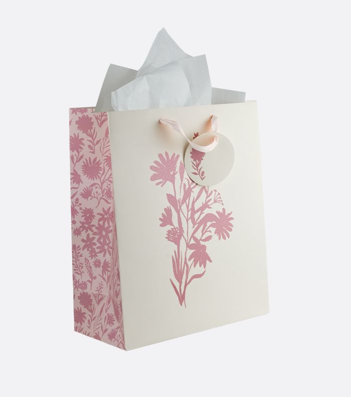 Wildflower Story Bunch Pink Large Gift Bag