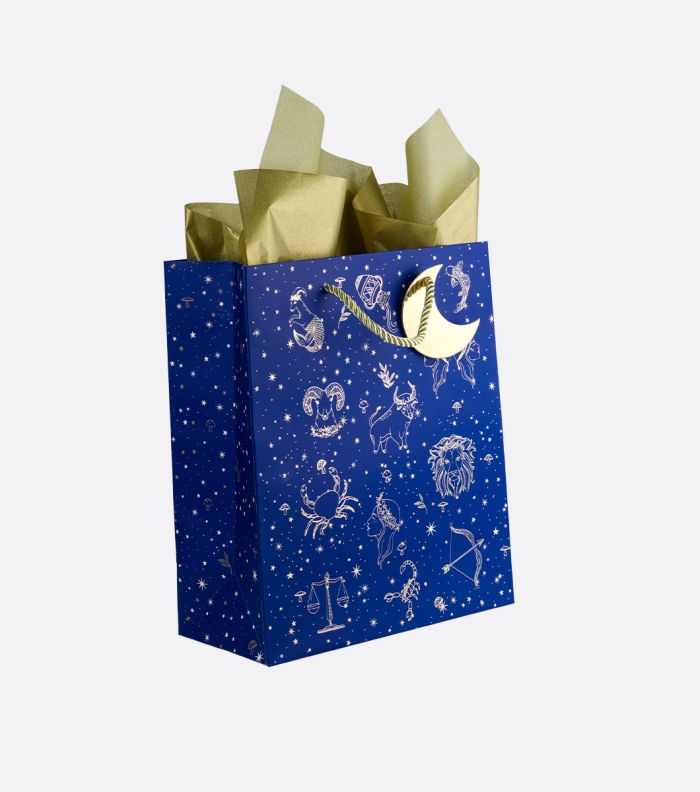 Moon Gaze Zodiac Medium Gift Bag