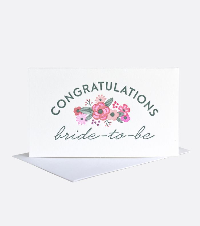 elum designs bride to be bouquet mini notes