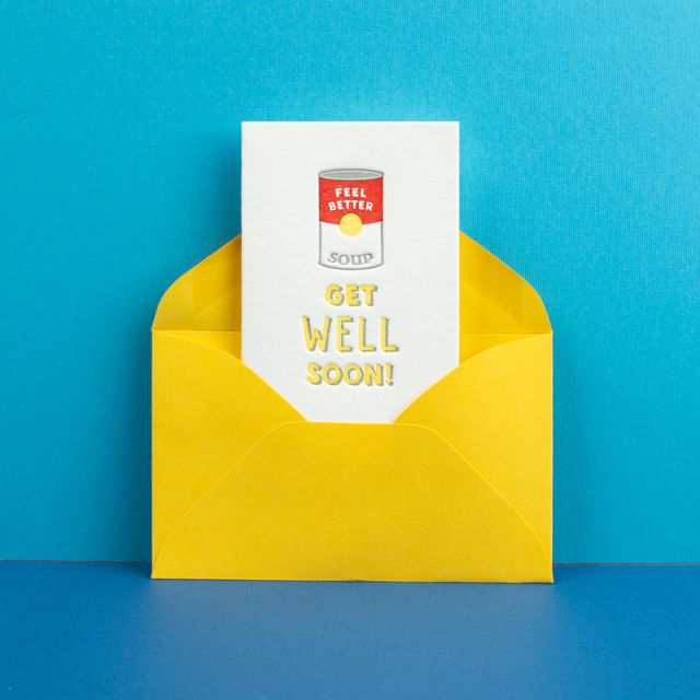 Get Well Soup Mini Notes - Set of 10