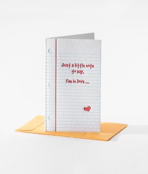 Elum Designs Letterpress Old School Mini Note Gift Enclosures #101