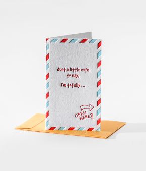 Elum Designs Letterpress Old School Mini Note Gift Enclosures #105