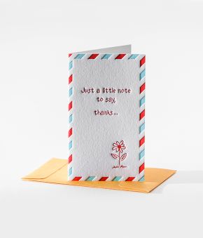 Elum Designs Letterpress Old School Mini Note Gift Enclosures #120