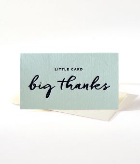 Big Thanks Mini Notes - Set of 10 